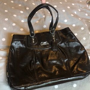 Brown Leather Coach Purse